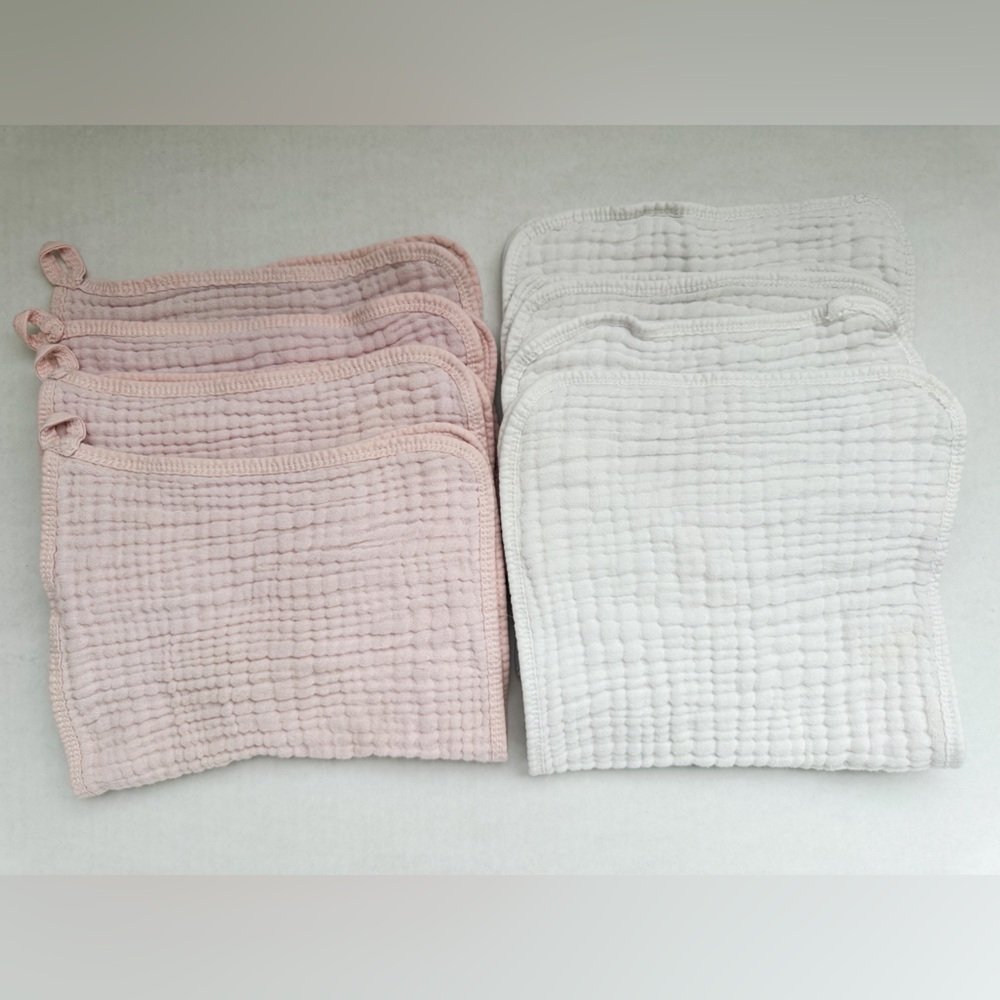 Muslin Burp Cloths 8pc Bundle